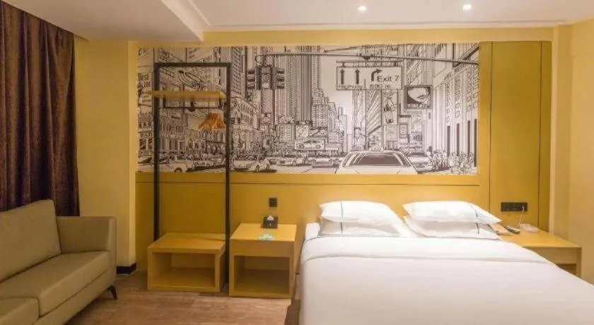 Bed in City Comfort Inn Nanning Jianzheng Road Food Street