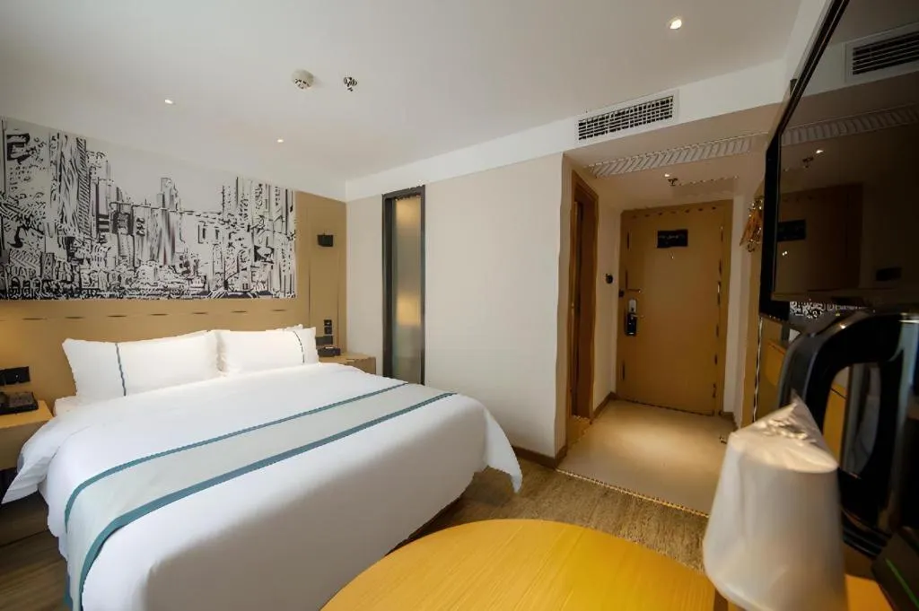 Bed in City Comfort Inn Changsha Railway Station Amiling Metro Station