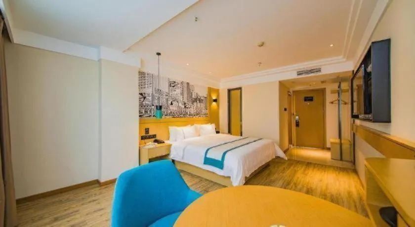 Bed in City Comfort Inn Changsha Railway Station Amiling Metro Station