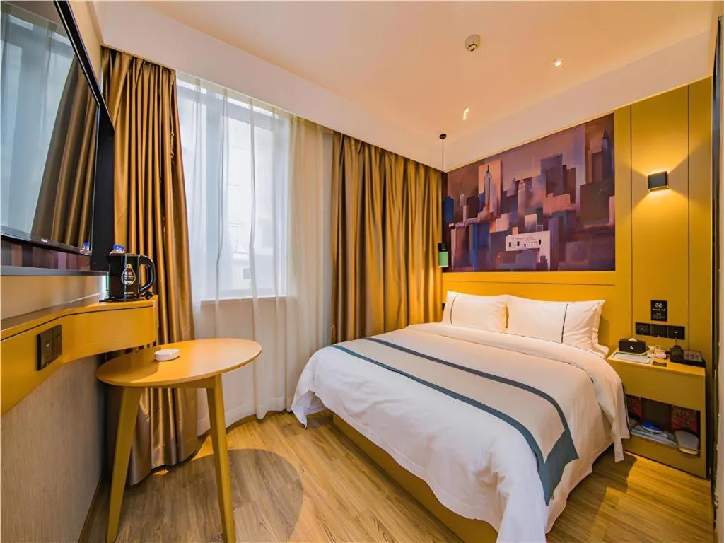 Bed in City Comfort Inn Changsha Railway Station Amiling Metro Station