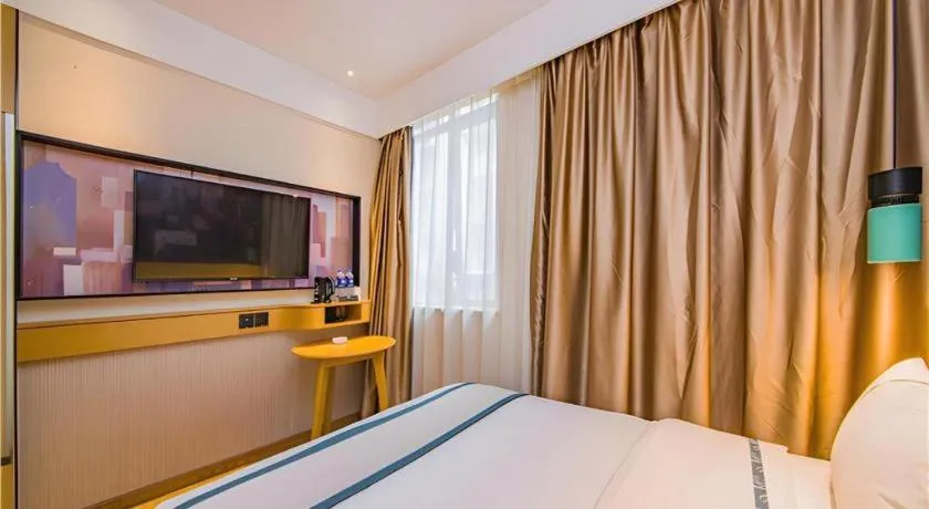 Bed in City Comfort Inn Changsha Railway Station Amiling Metro Station