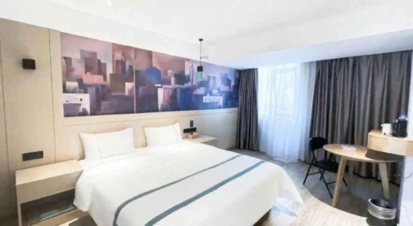 Bed in City Comfort Inn Changsha Railway Station Amiling Metro Station