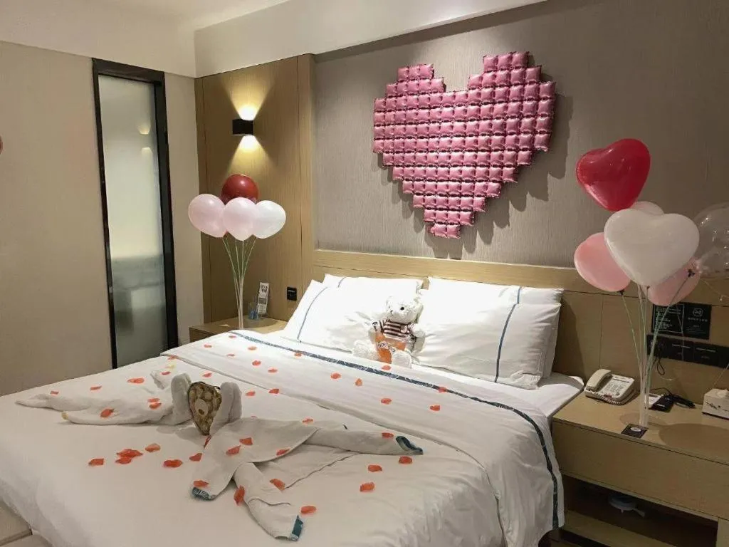 Bed in City Comfort Inn Wuzhou Teng County Bus Station