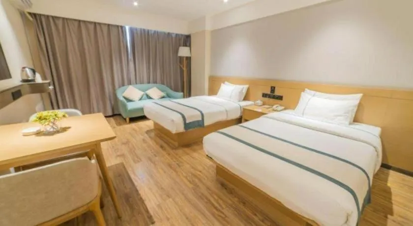 Bed in City Comfort Inn Wuzhou Teng County Bus Station