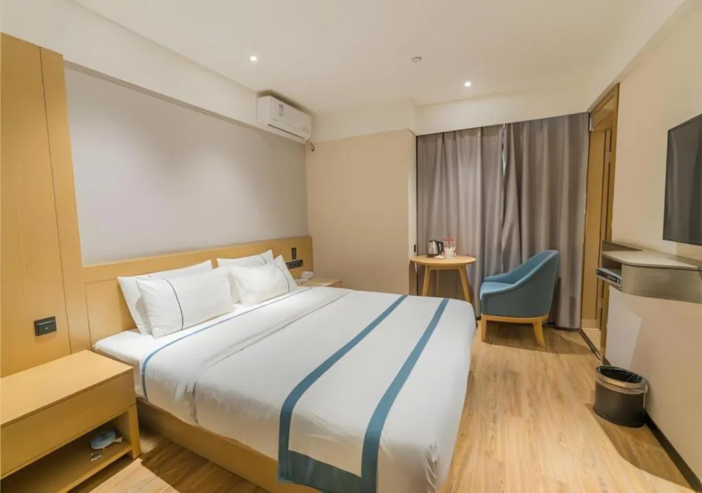 Bed in City Comfort Inn Wuzhou Teng County Bus Station