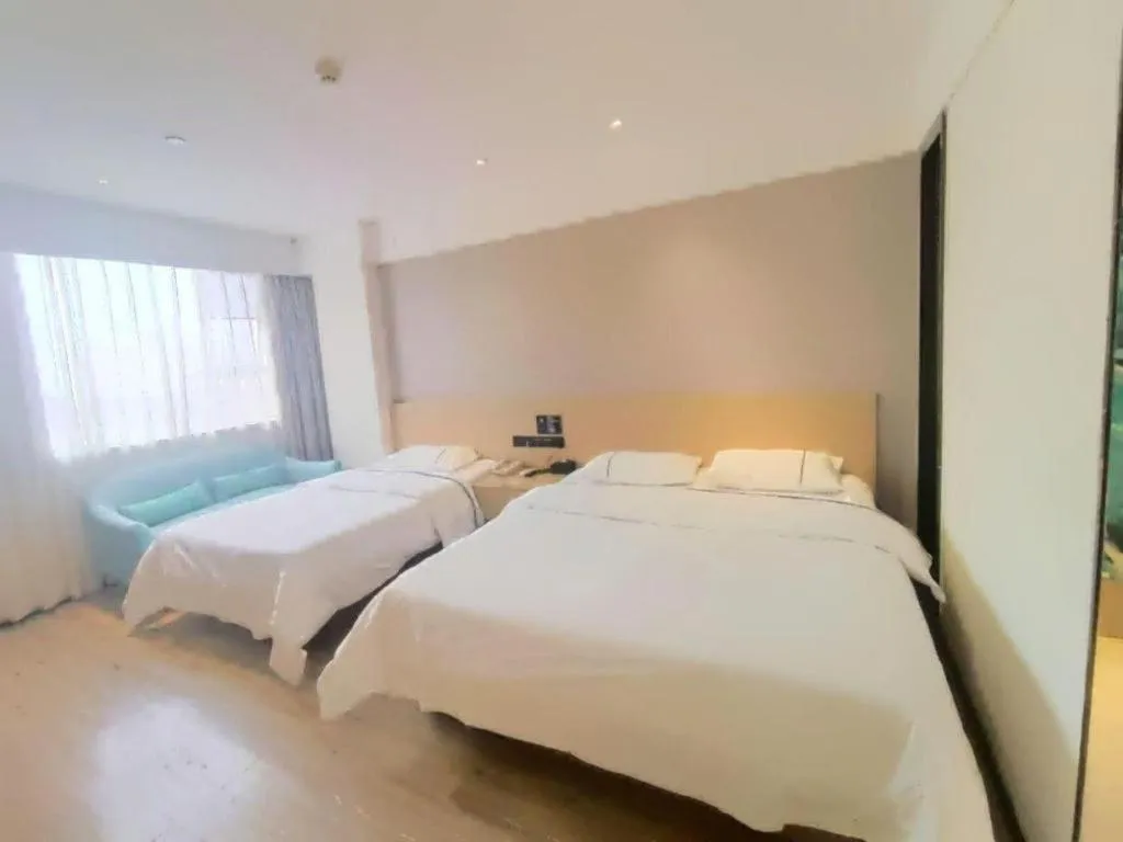 Bed in City Comfort Inn Wuzhou Teng County Bus Station