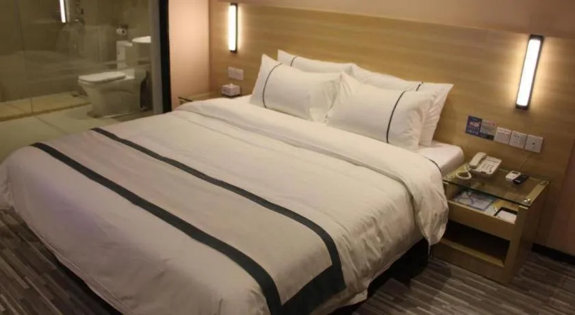 Bed in City Comfort Inn Heyuan Longchuan Bus Station