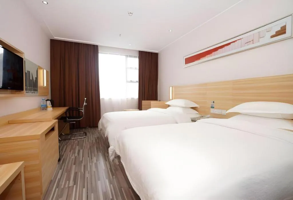 Bed in City Comfort Inn Heyuan Longchuan Bus Station