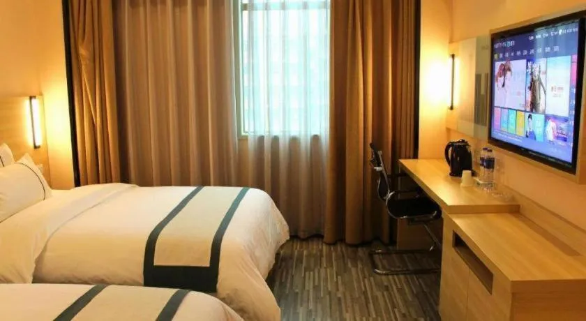 Bed in City Comfort Inn Heyuan Longchuan Bus Station