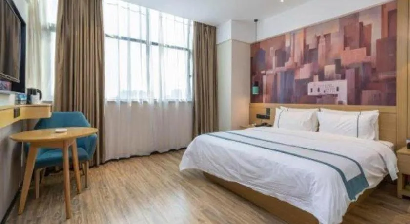 Bed in City Comfort Inn Dongguan Gaobu Avenue