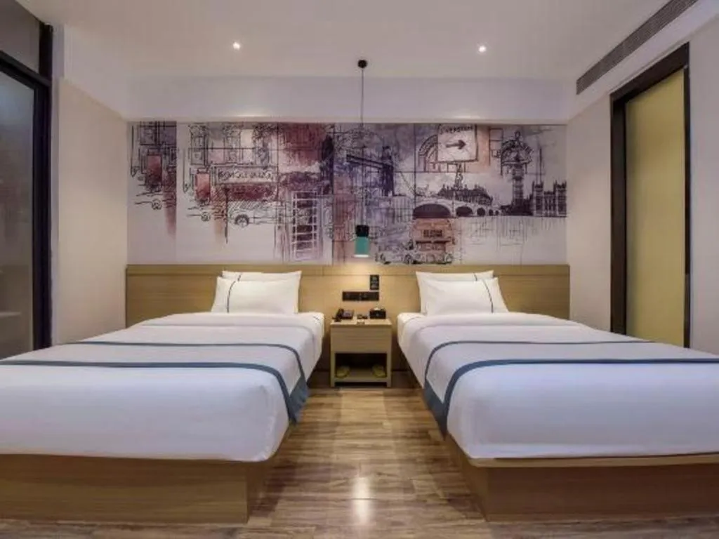 Bed in City Comfort Inn Dongguan Gaobu Avenue