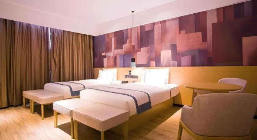 Bed in City Comfort Inn Dongfang Donghai Road Gymnasium Municipal Government