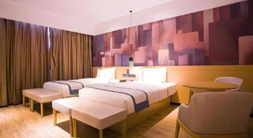 Bed in City Comfort Inn Dongfang Donghai Road Gymnasium Municipal Government