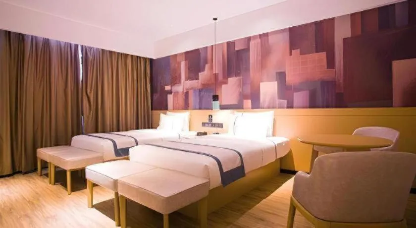 Bed in City Comfort Inn Dongfang Donghai Road Gymnasium Municipal Government