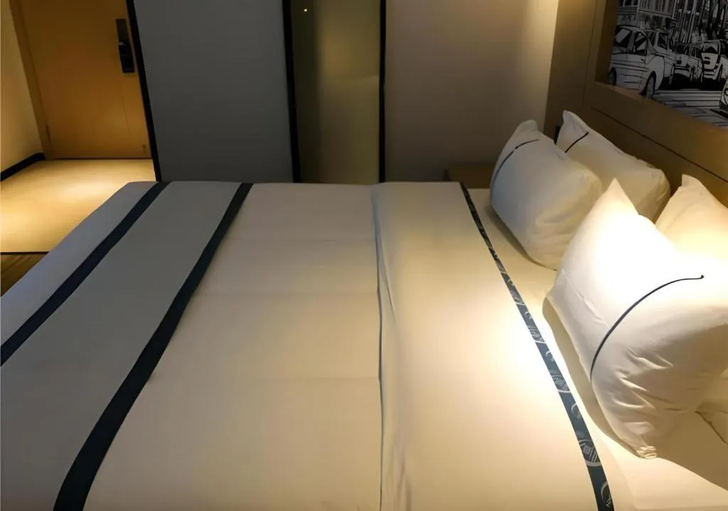 Bed in City Comfort Inn Ezhou Hengda