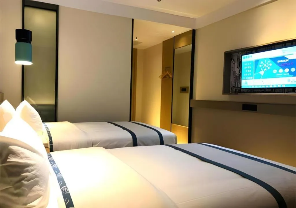 Bed in City Comfort Inn Ezhou Hengda