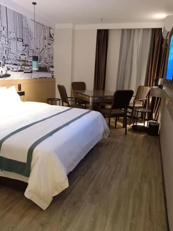 Bed in City Comfort Inn Ezhou Hengda