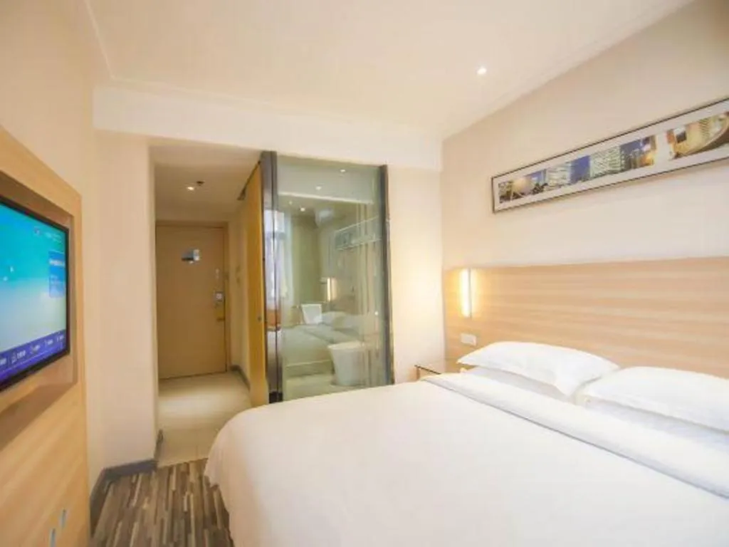 Bed in City Comfort Inn Yichang Dongshan Three Gorges University Shuiyuecheng