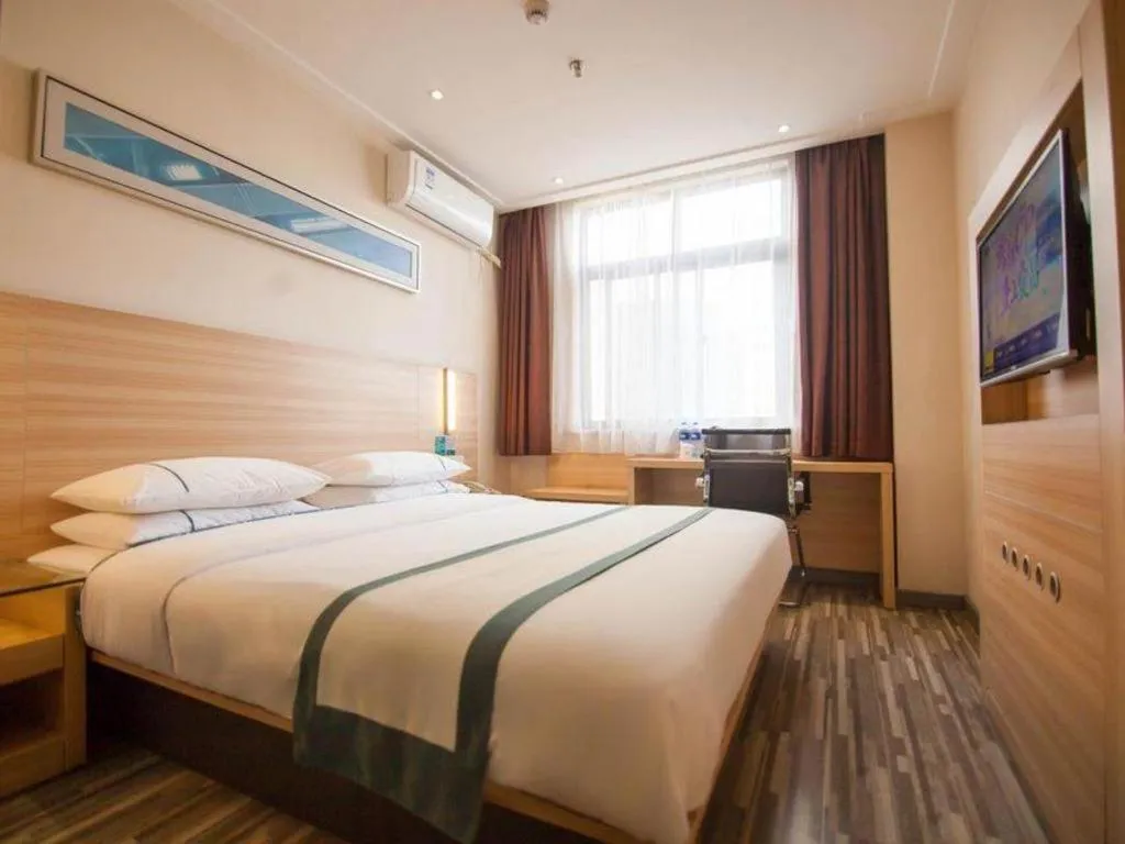 Bed in City Comfort Inn Yichang Dongshan Three Gorges University Shuiyuecheng