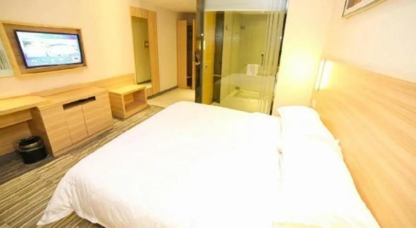 Bed in City Comfort Inn Yichang Dongshan Three Gorges University Shuiyuecheng