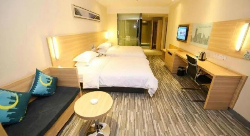 Bed in City Comfort Inn Yichang Dongshan Three Gorges University Shuiyuecheng