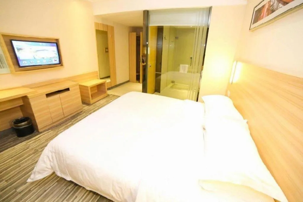 Bed in City Comfort Inn Yichang Dongshan Three Gorges University Shuiyuecheng