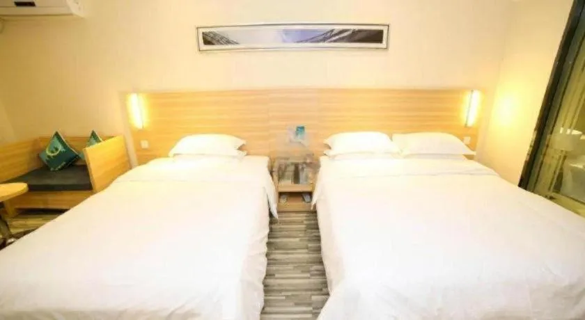 Bed in City Comfort Inn Yichang Dongshan Three Gorges University Shuiyuecheng