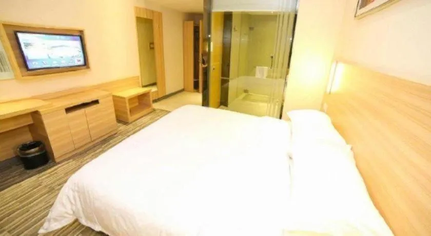 Bed in City Comfort Inn Yichang Dongshan Three Gorges University Shuiyuecheng