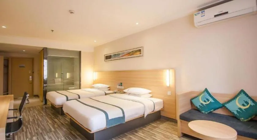 Bed in City Comfort Inn Yichang Dongshan Three Gorges University Shuiyuecheng