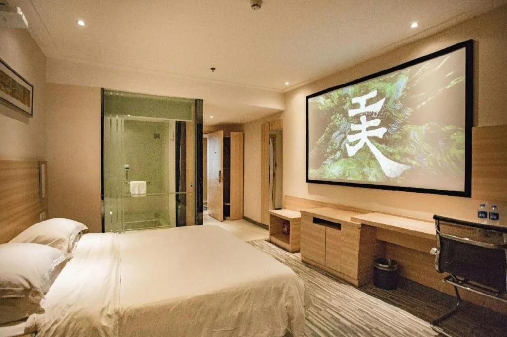 Bed in City Comfort Inn Yichang Dongshan Three Gorges University Shuiyuecheng