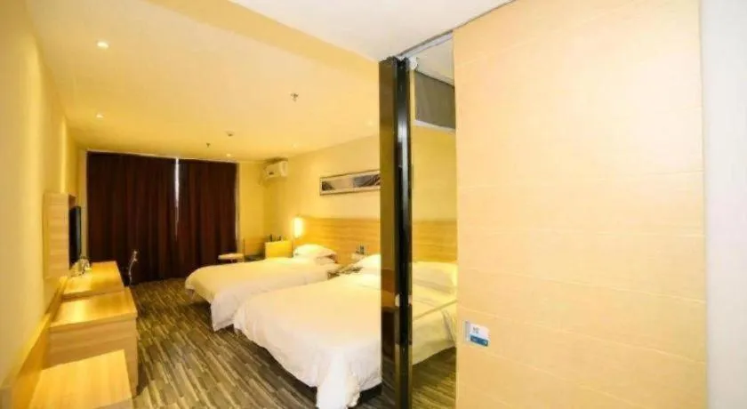 Bed in City Comfort Inn Yichang Dongshan Three Gorges University Shuiyuecheng