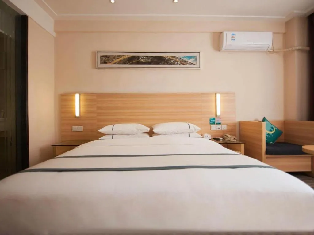 Bed in City Comfort Inn Yichang Dongshan Three Gorges University Shuiyuecheng