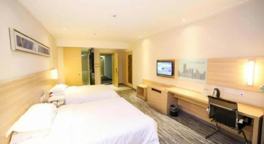 Bed in City Comfort Inn Yichang Dongshan Three Gorges University Shuiyuecheng