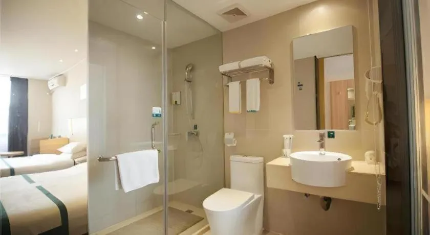 Bed in City Comfort Inn Yichang Dongshan Three Gorges University Shuiyuecheng