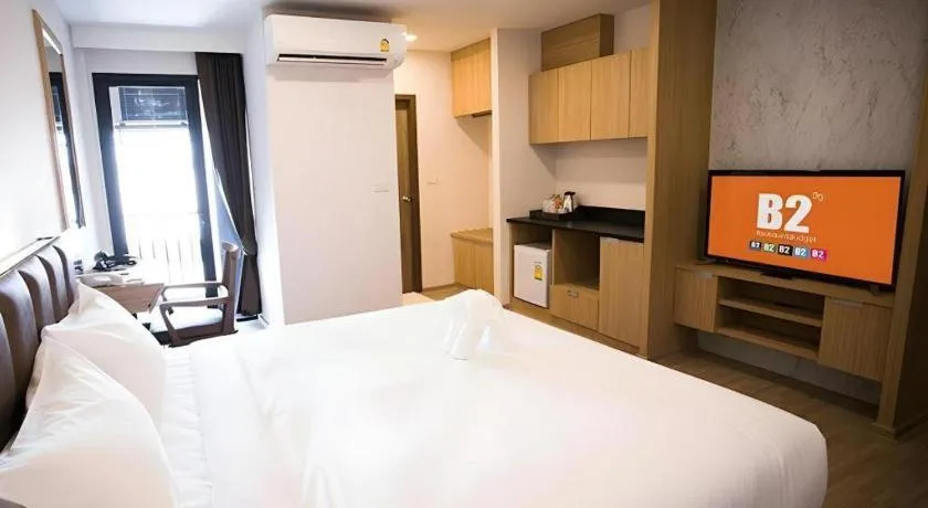 Bed in B2 Amata Nakorn Premier Hotel