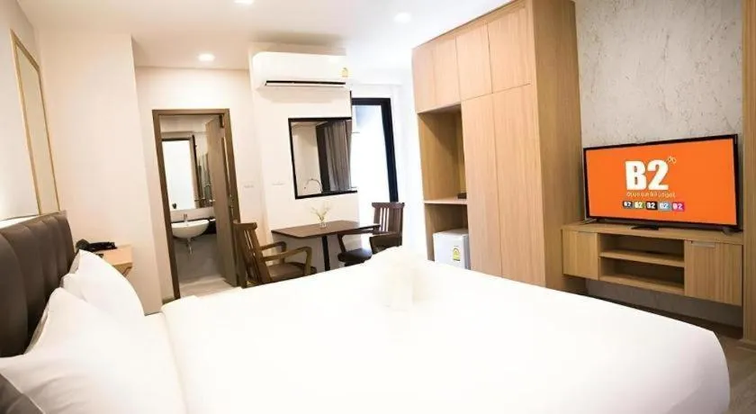 Bed in B2 Amata Nakorn Premier Hotel