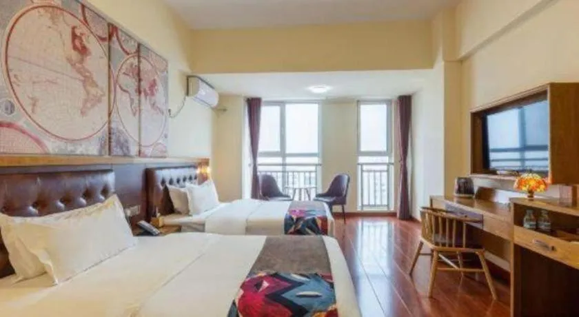 Bed in James Joyce Coffetel· Ji'Nan Changqing District Government Jingshi Xi Road