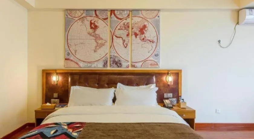 Bed in James Joyce Coffetel· Ji'Nan Changqing District Government Jingshi Xi Road