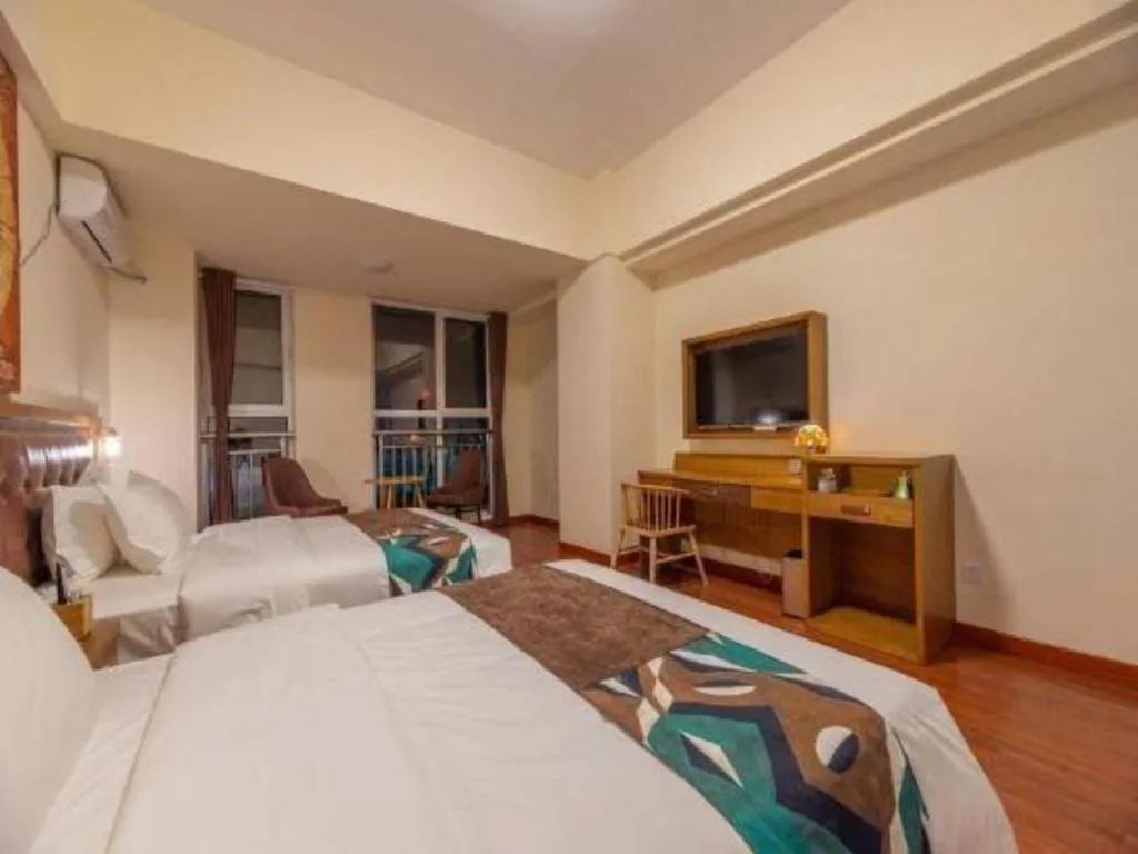 Bed in James Joyce Coffetel· Ji'Nan Changqing District Government Jingshi Xi Road