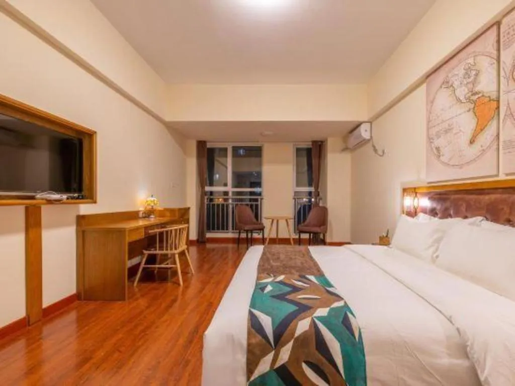 Bed in James Joyce Coffetel· Ji'Nan Changqing District Government Jingshi Xi Road