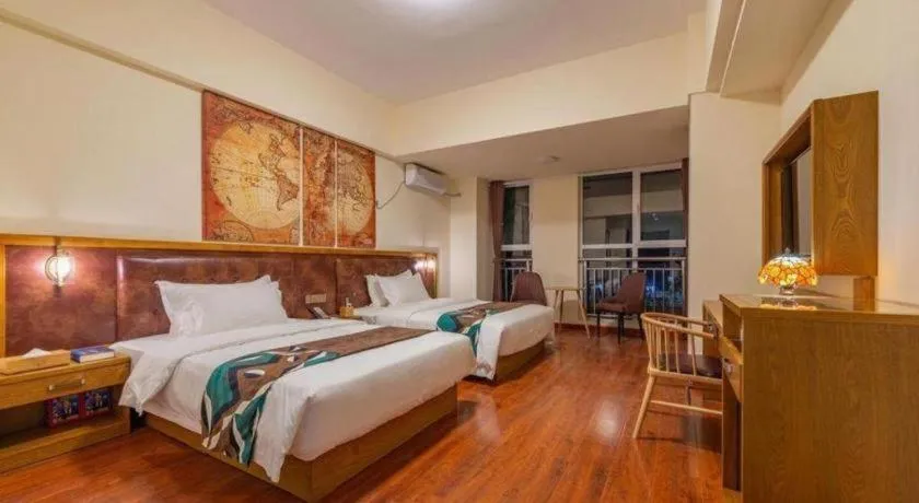 Bed in James Joyce Coffetel· Ji'Nan Changqing District Government Jingshi Xi Road