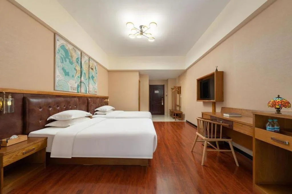 Bed in James Joyce Coffetel· Ji'Nan Changqing District Government Jingshi Xi Road