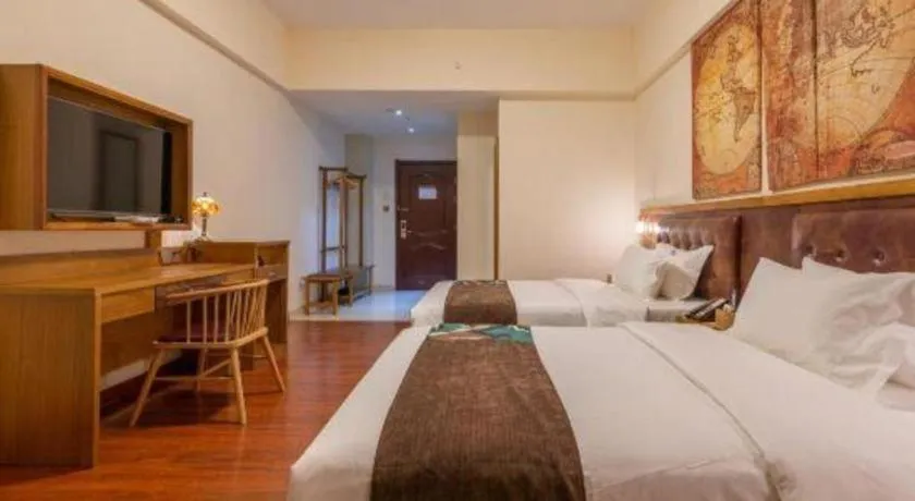 Bed in James Joyce Coffetel· Ji'Nan Changqing District Government Jingshi Xi Road