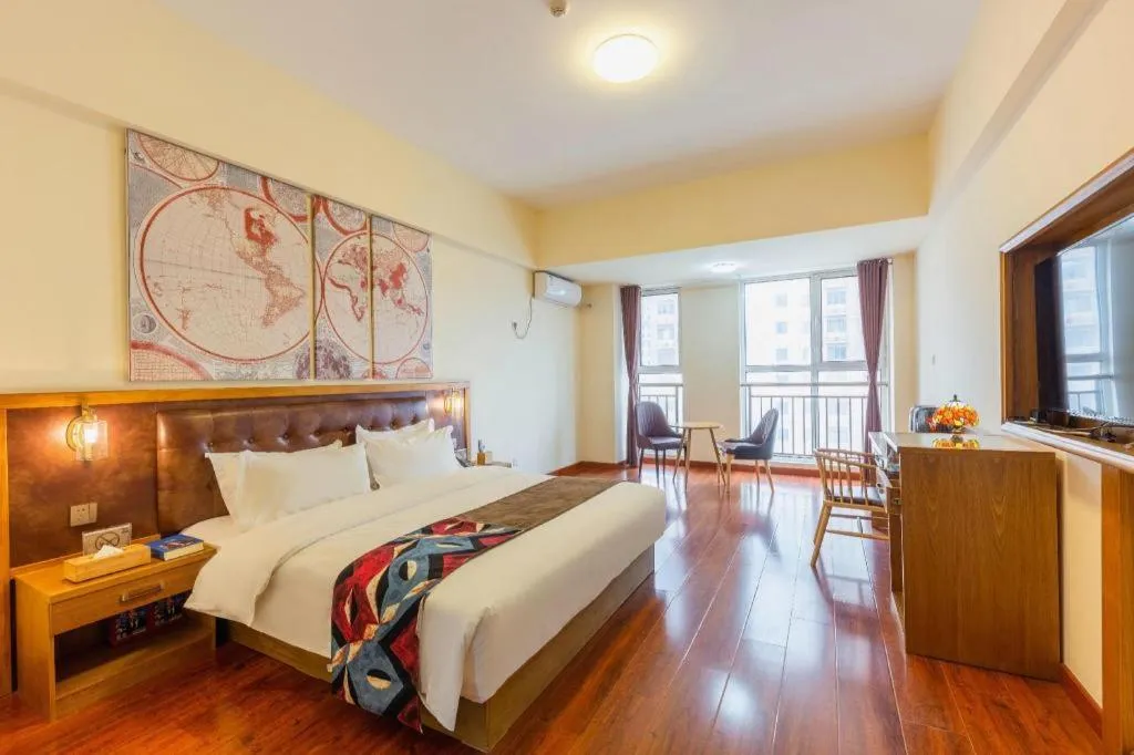 Bed in James Joyce Coffetel· Ji'Nan Changqing District Government Jingshi Xi Road