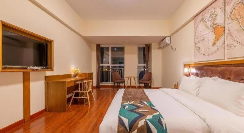 Bed in James Joyce Coffetel· Ji'Nan Changqing District Government Jingshi Xi Road