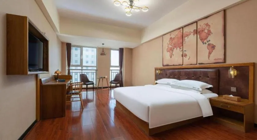 Bed in James Joyce Coffetel· Ji'Nan Changqing District Government Jingshi Xi Road