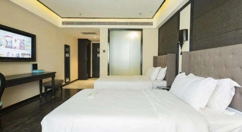 Bed in Xana Hotelle· Wulumuqi High Speed Railway Station Baonengcheng