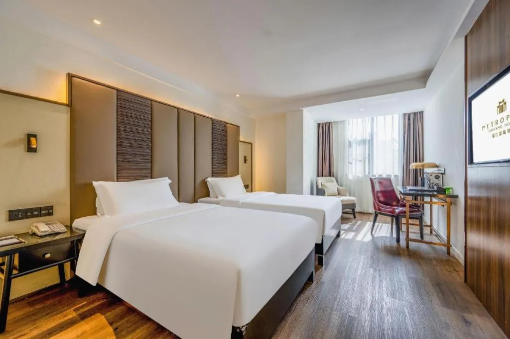 Bed in Jinjiang Metropolo Haikou East High Speed Railway Station Normal University