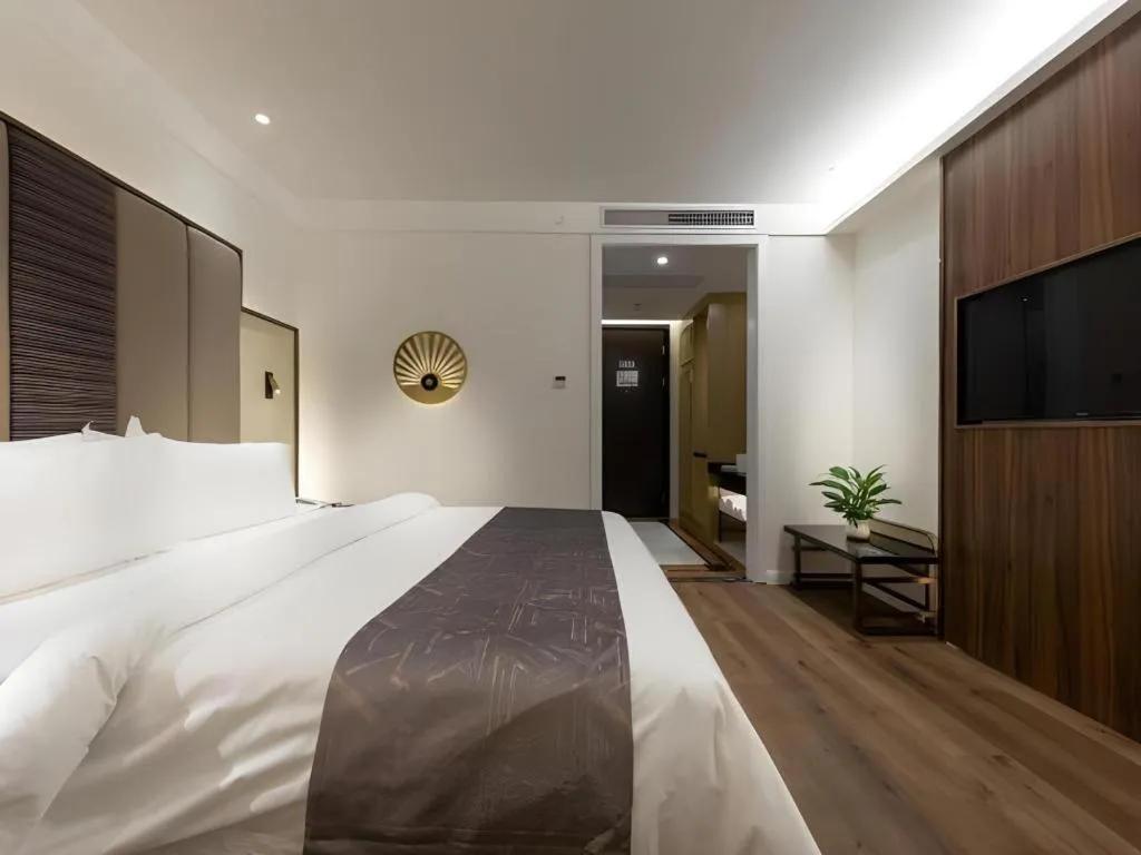 Bed in Jinjiang Metropolo Haikou East High Speed Railway Station Normal University