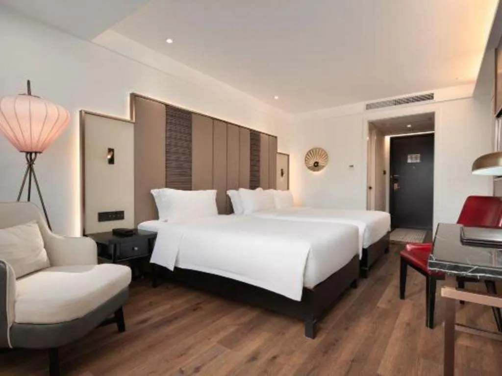 Bed in Jinjiang Metropolo Haikou East High Speed Railway Station Normal University